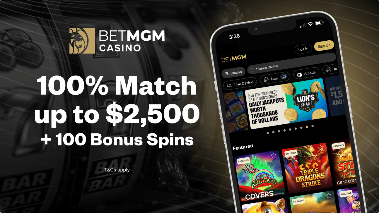 BetMGM Casino welcome bonus